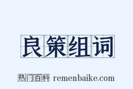 良策组词是什么意思的图片